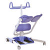 Oxford Up non-powered standing transfer aid by Joerns Healthcare with footplate and swing away seat pads