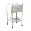 Medication Trolley, 1 Drawer with Flip-up Shelf