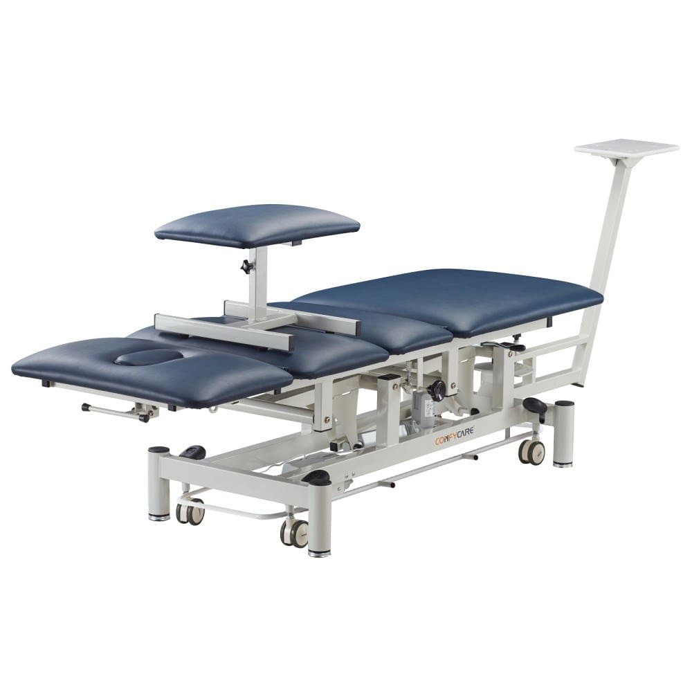 Traction Table & Flextion Stool - Navy Blue