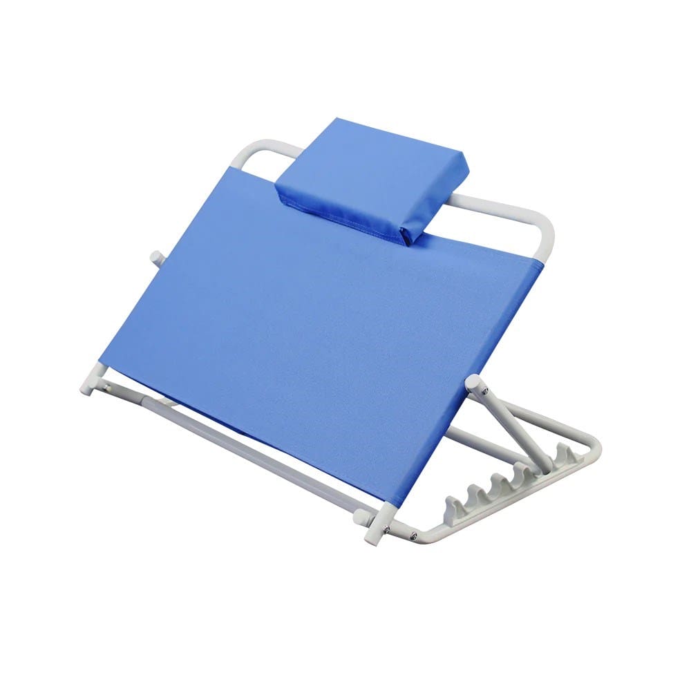 Adjustable Bed Backrest with Breathable Nylon Fabric and Pillow