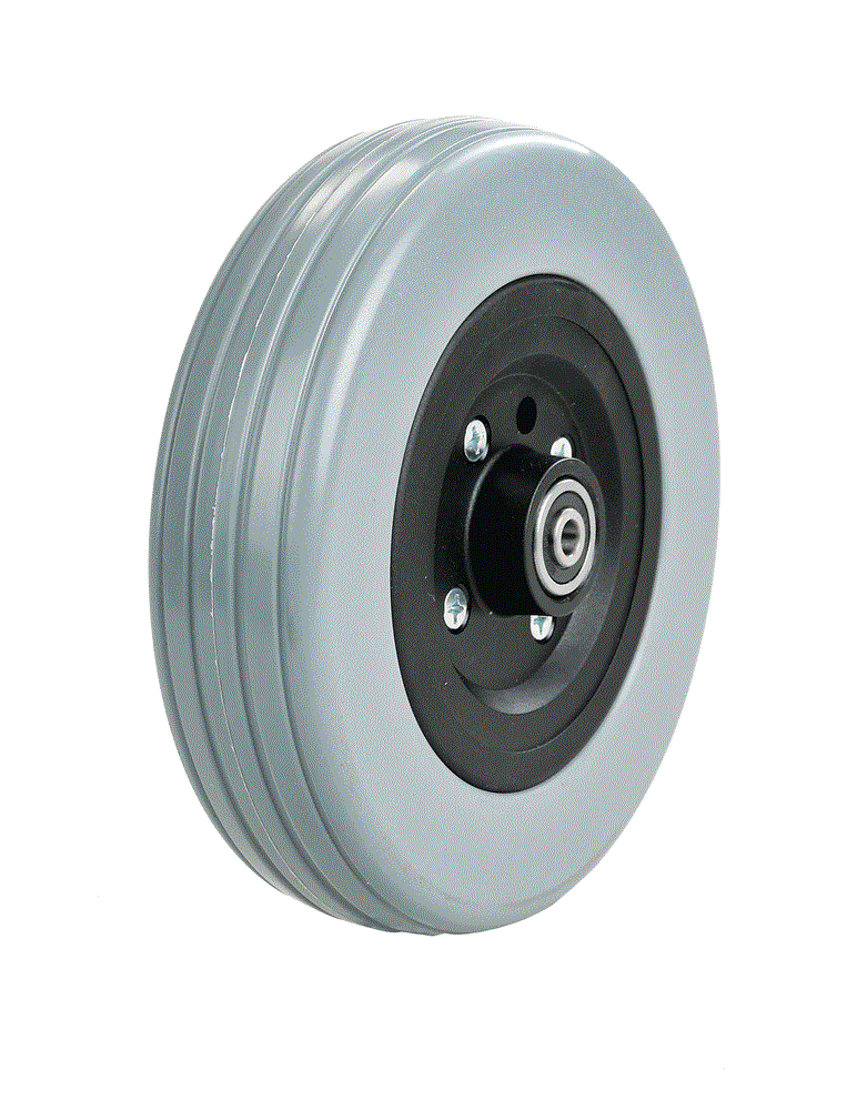 Primo Castor Wheel, with Grey PU Solid Tyre