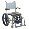 Raz Zum-SP Folding Self-Propel Mobile Shower Commode Chair, standard 18"W (46cm) base frame