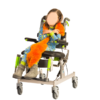 Raz-CAT Compact Attendant Tilt Shower Commode Chair