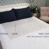 WonderSheet Plus Fitted Satin Panel Sheet