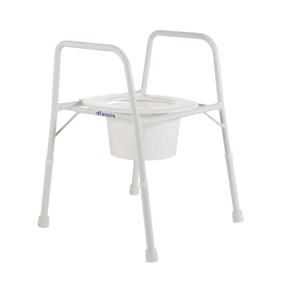 Aspire Over Toilet Aid with Plastic Seat and Splash Guard