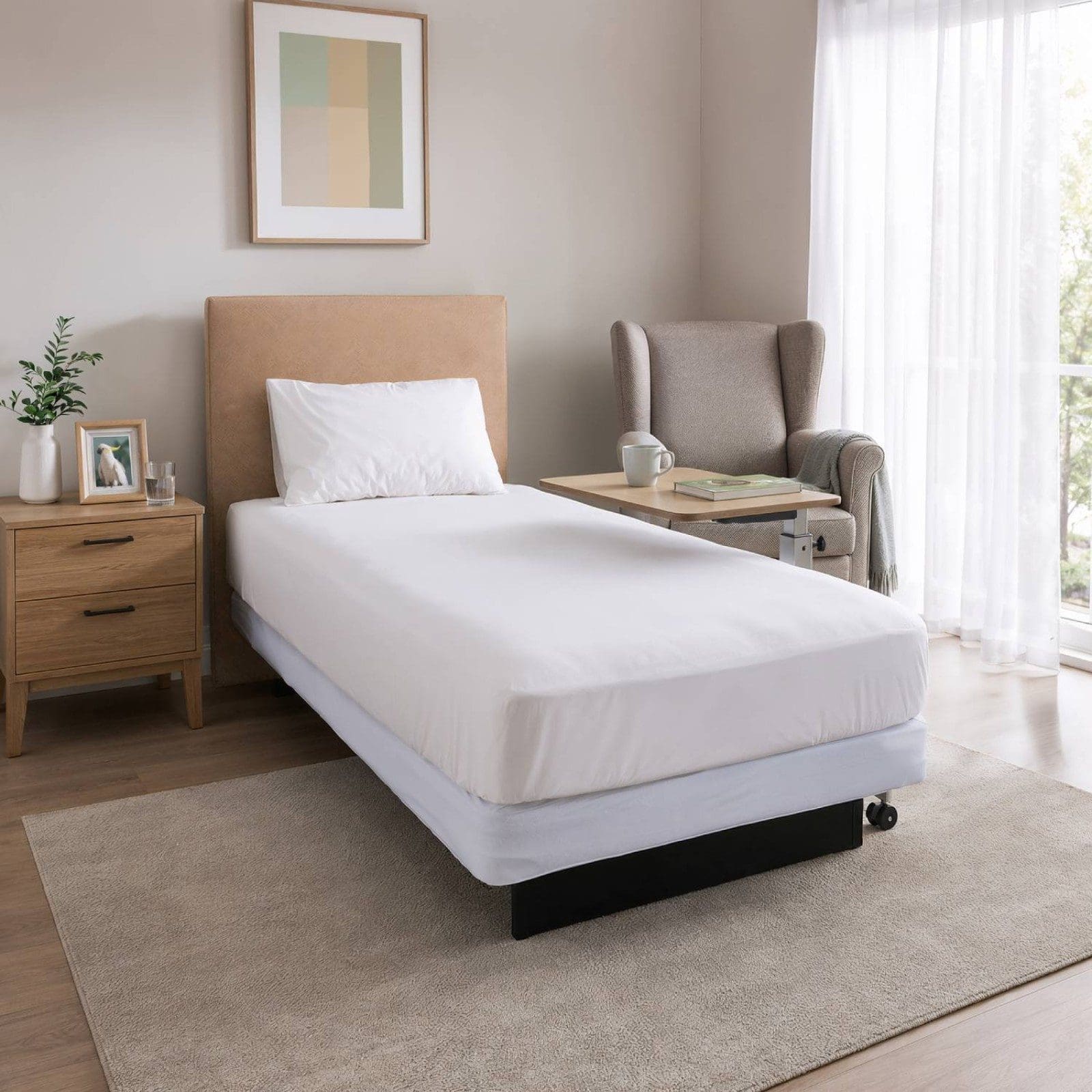 Conni Waterproof Mattress Protector, King Single - Image 3
