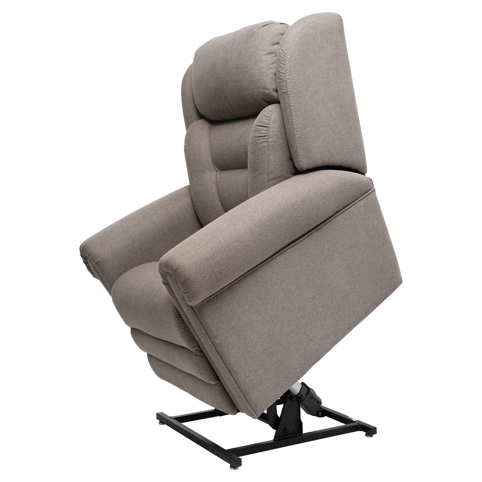 Alivio Donatello Petite 4 Motor Lift Recliner Chair, Lateral Backrest, Merino Steel