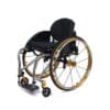 TiLite TRA titanium rigid wheelchair, three-quarter front view