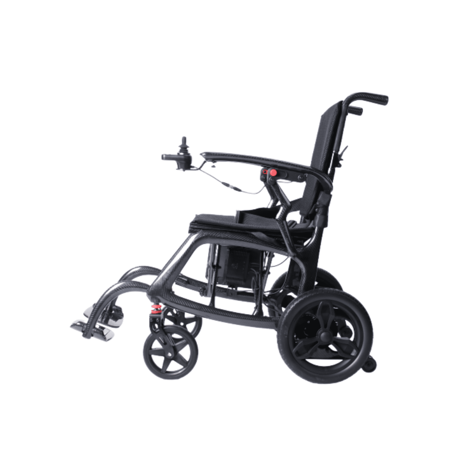 MovingStar London lightweight carbon folding power wheelchair, second view