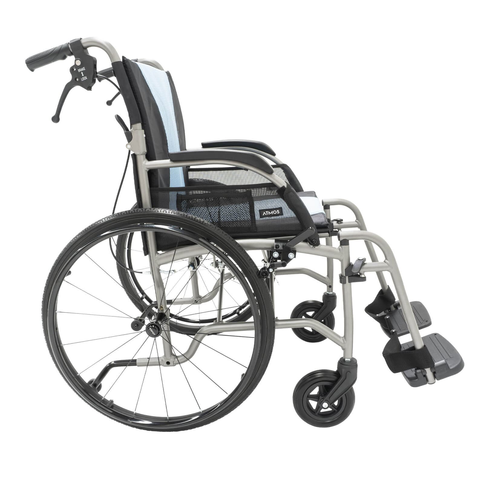 ATMOS Ultra-Lite Self-Propel Wheelchair, alternate view