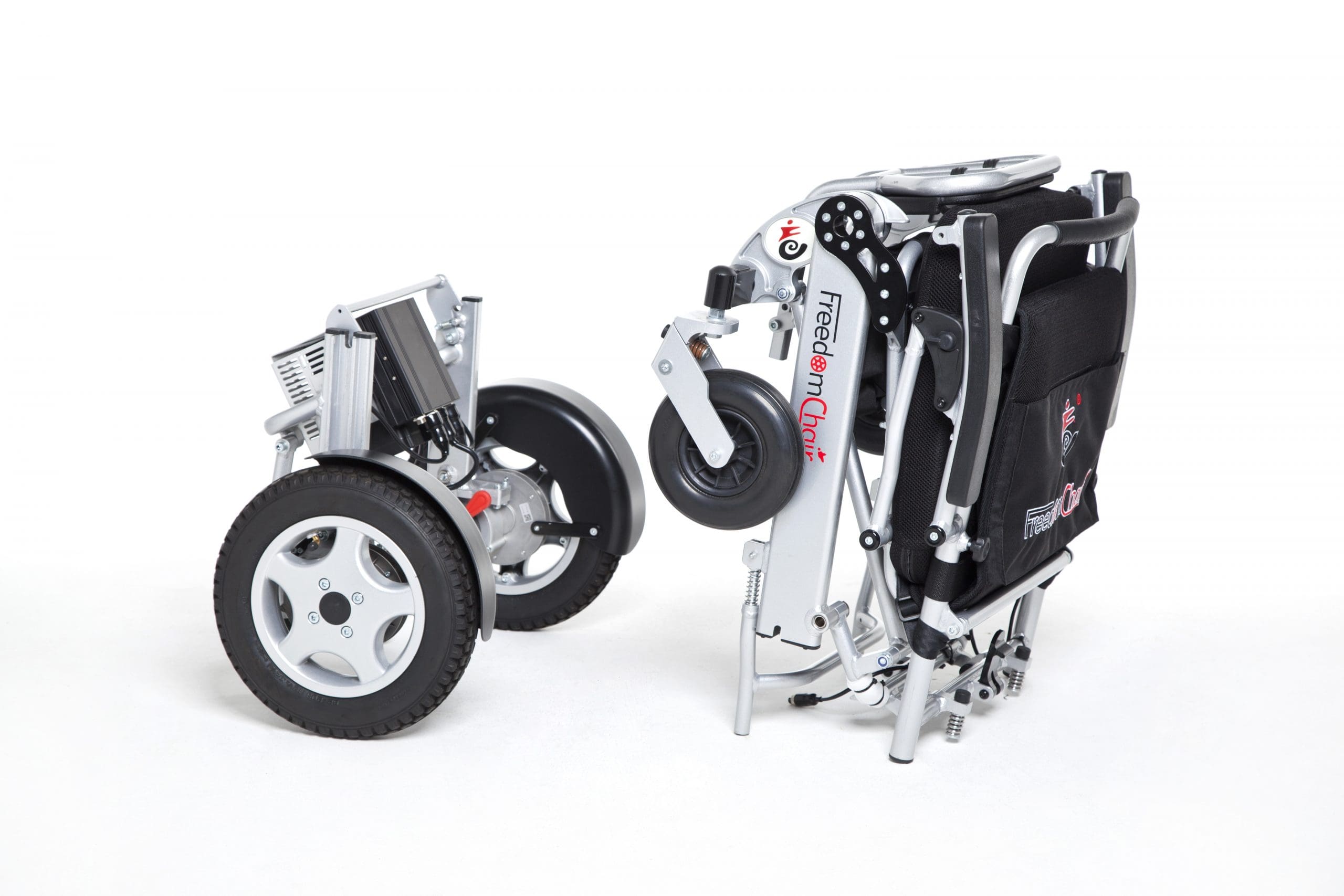 Freedom Chair DE08 and DE08L, drive segment and frame separated