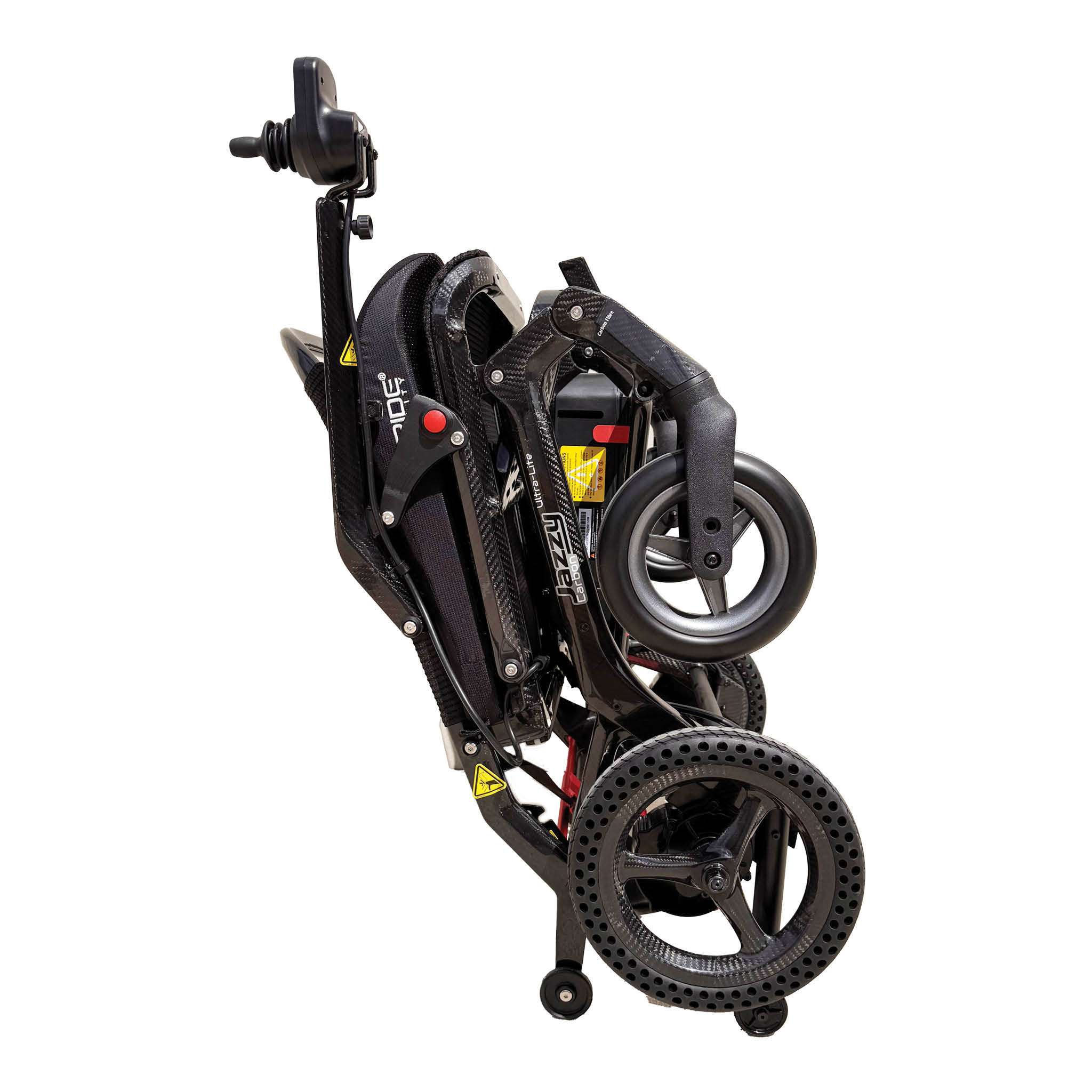Jazzy Carbon Ultra Light power wheelchair folded